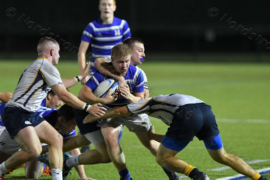 Wheaton Men\'s Rugby vs Mass Maritime.  Photo by Keith Nordstrom